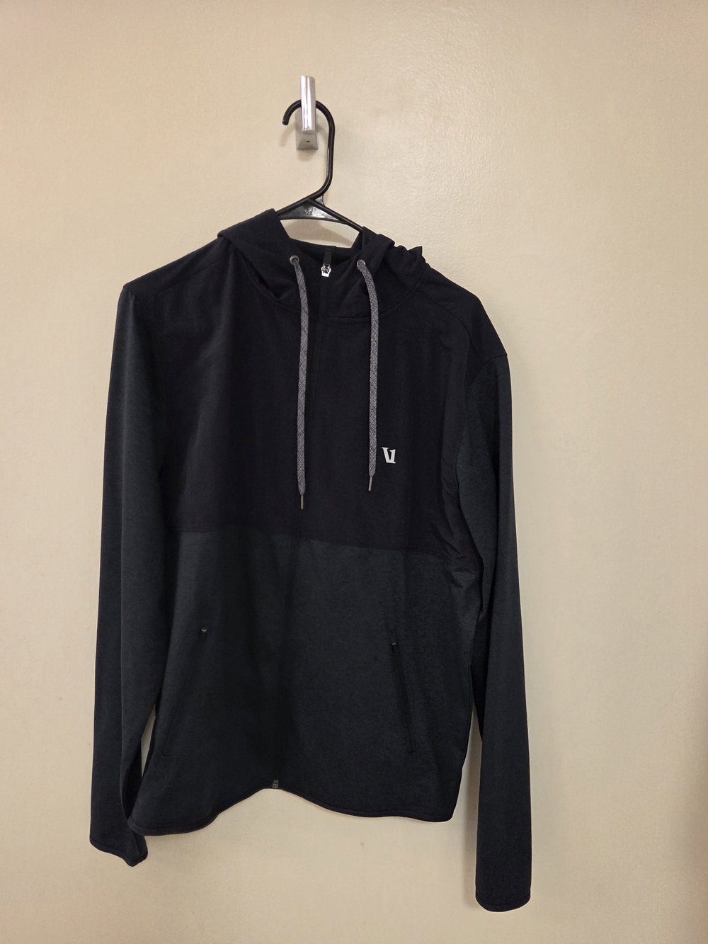 Vuori Two-Tone Blue Hooded Jacket